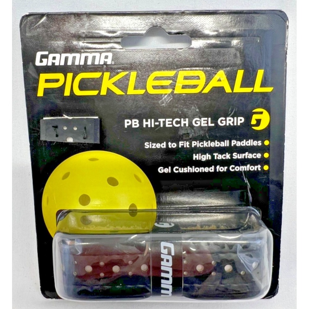 Gamma Pickleball PB High-Tech Gel Grip Black APHGL-10 Paddle Replacement NEW